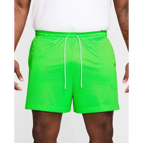 Nike Mens Size S Dri FIT 5" Mesh Basketball Shorts Pockets Neon Green HV1880 398 - Picture 8 of 15